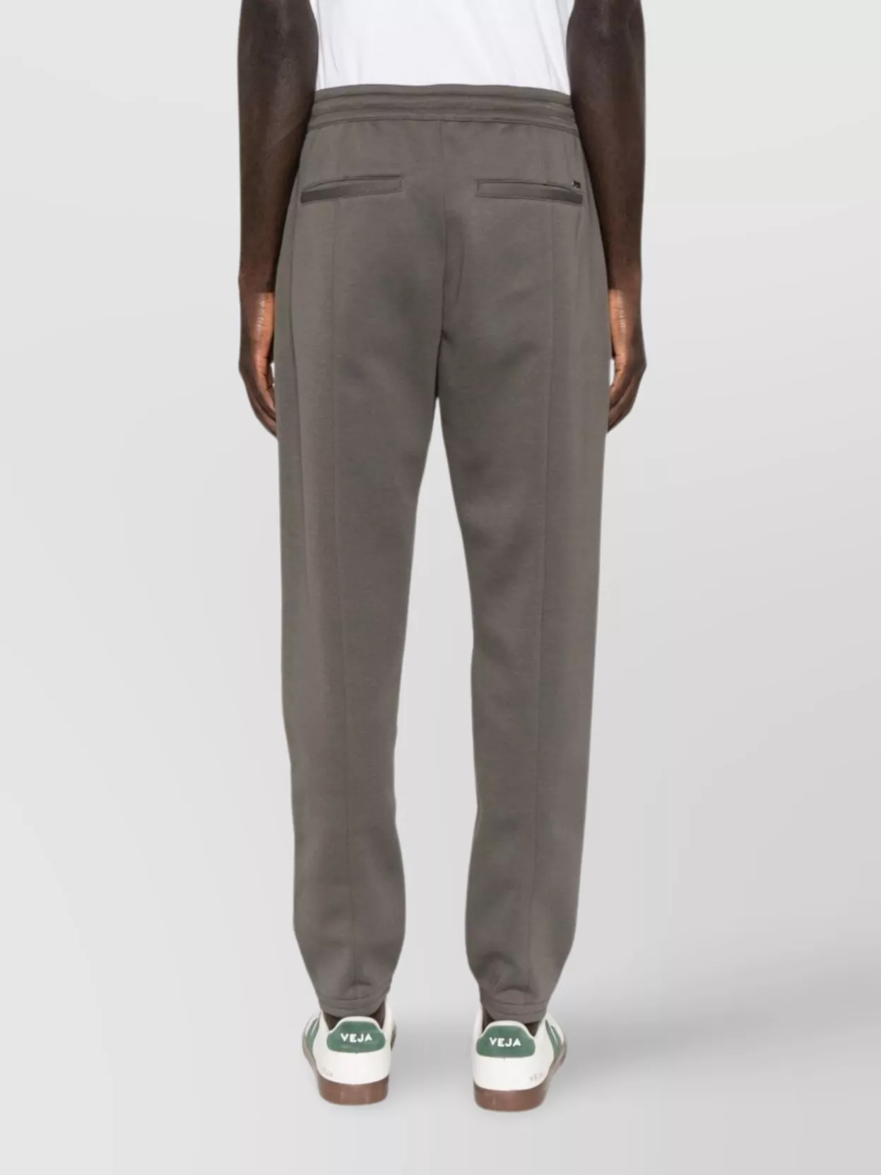 Emporio Armani Relaxed Fit Trousers Cuffed Hems