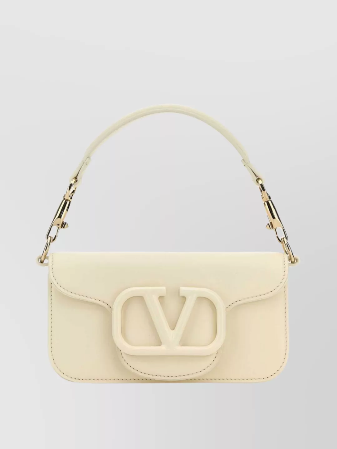 Valentino Garavani Locò Leather Shoulder Bag