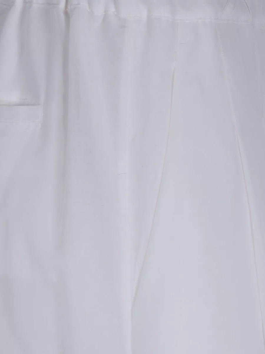Semicouture Silk Wide-Leg Shorts