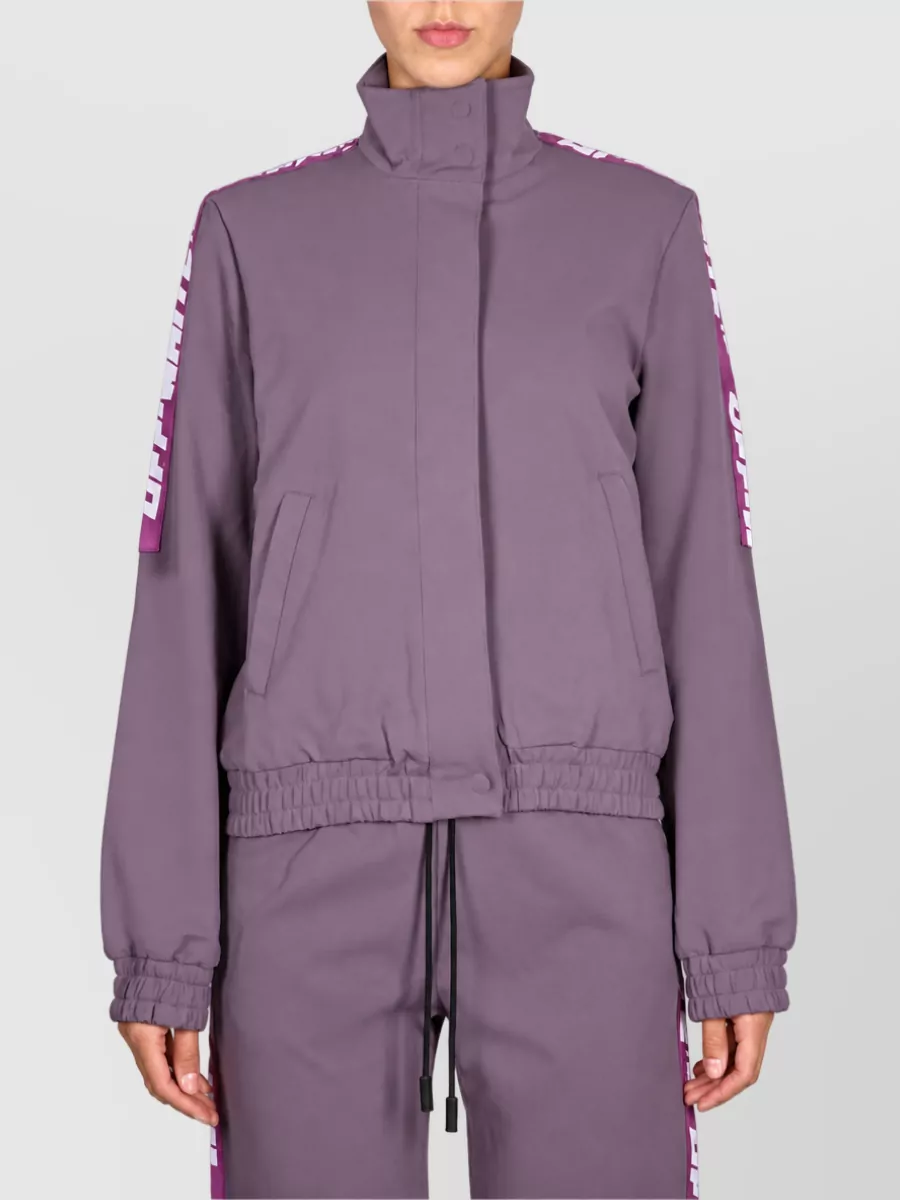 Off-White Logo tape bomber jacket