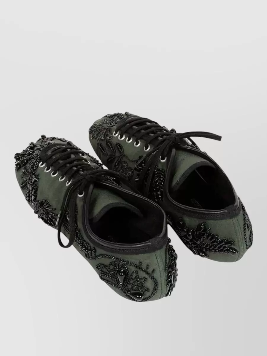 Dries Van Noten Embroidered Low-Top Sneakers