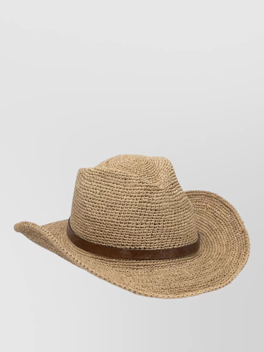 Ibeliv Raffia Wide-Brim Sun Hat
