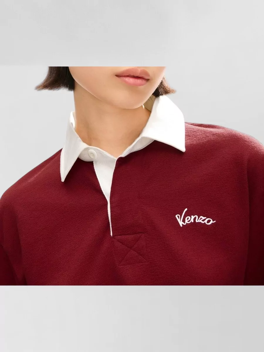 Kenzo Cotton Short-Sleeve Polo Shirt