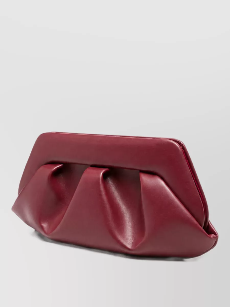 Themoiré bios vegan leather clutch bag