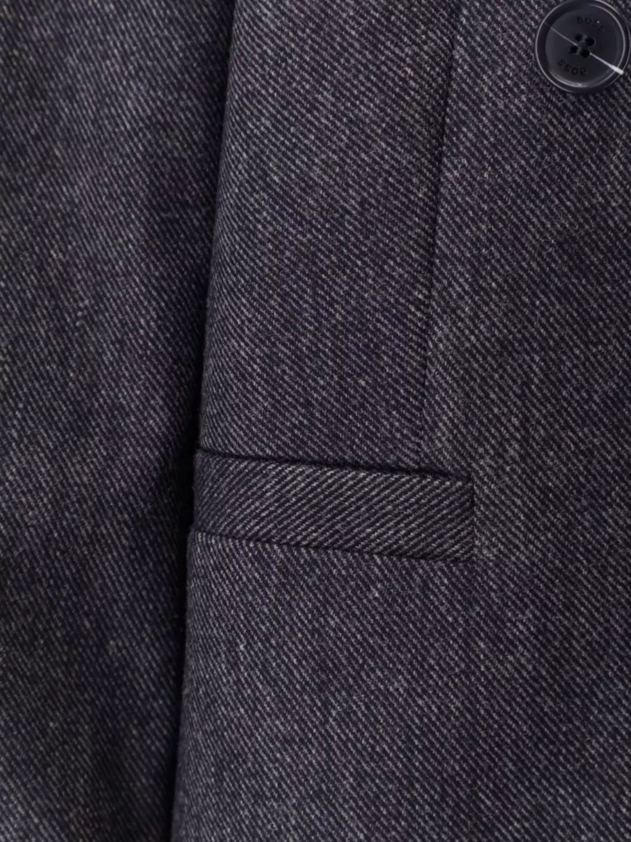 Boss Double-Breasted Wool Blend Blazer With Peak Lapels
