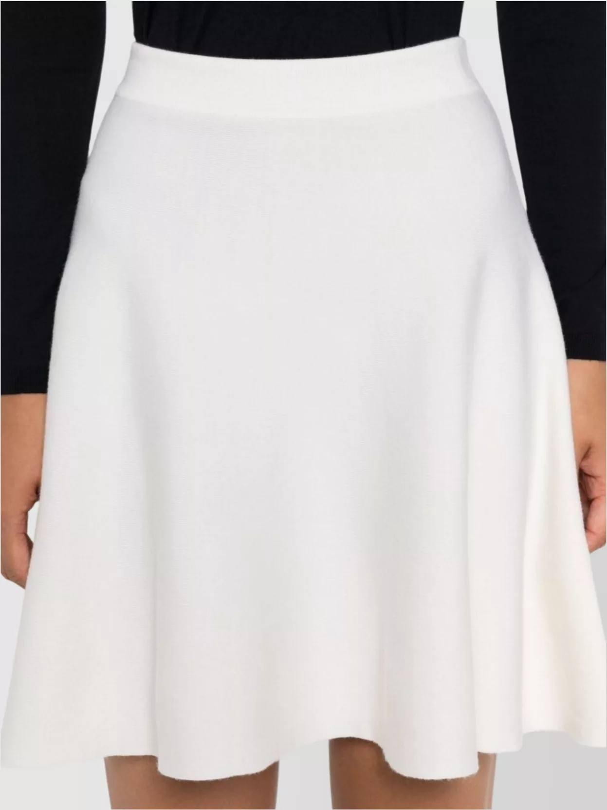 Max Mara A-Line Flared High Waist Wool Skirt