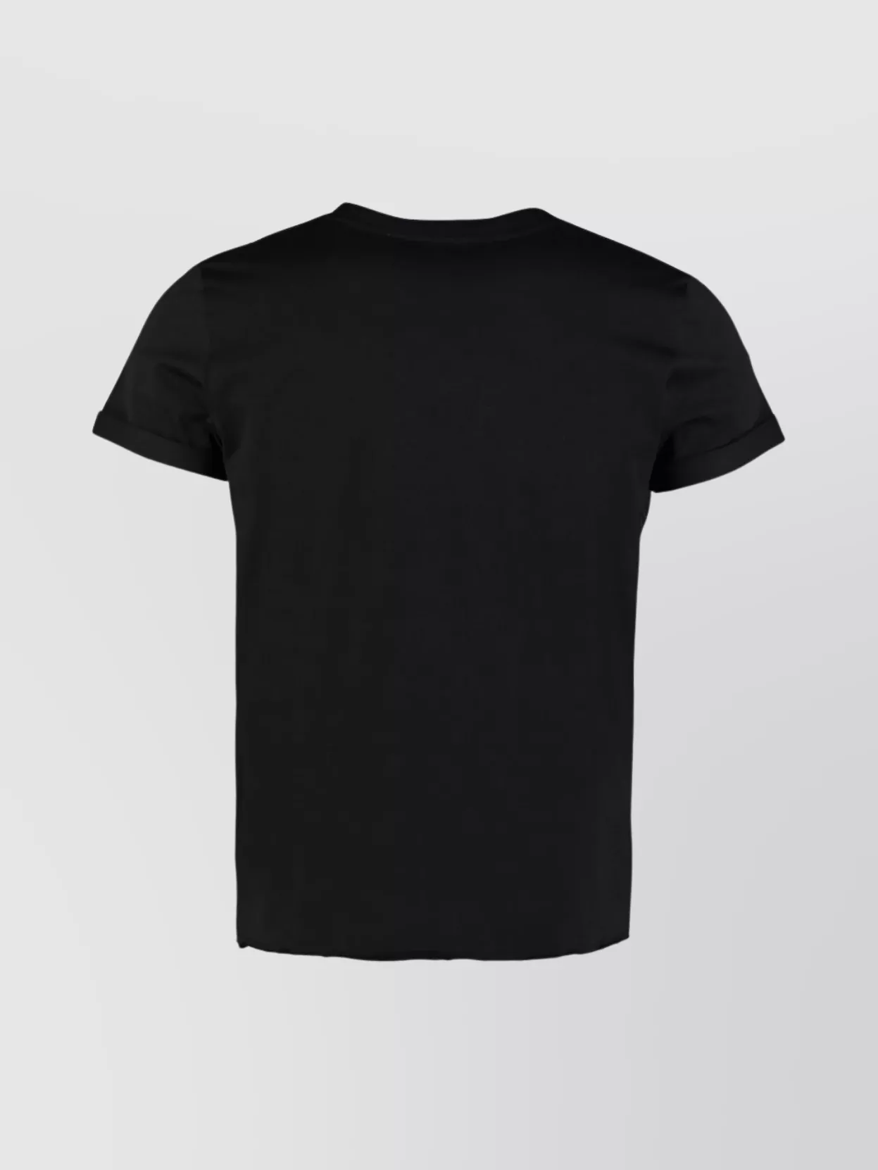Saint Laurent Logo Crew Neck Short Sleeve Cotton T-Shirt