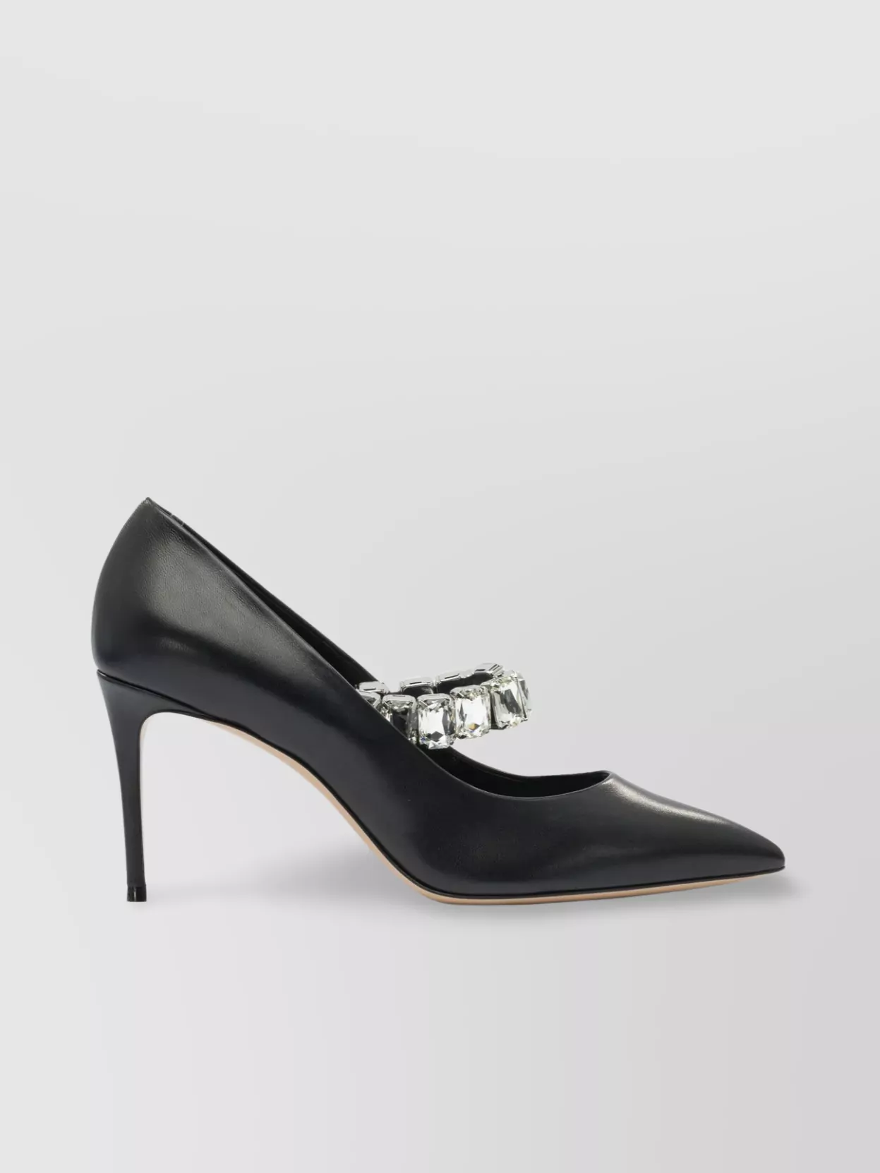 Casadei Embellished Strap Pointed Toe Stiletto Heel