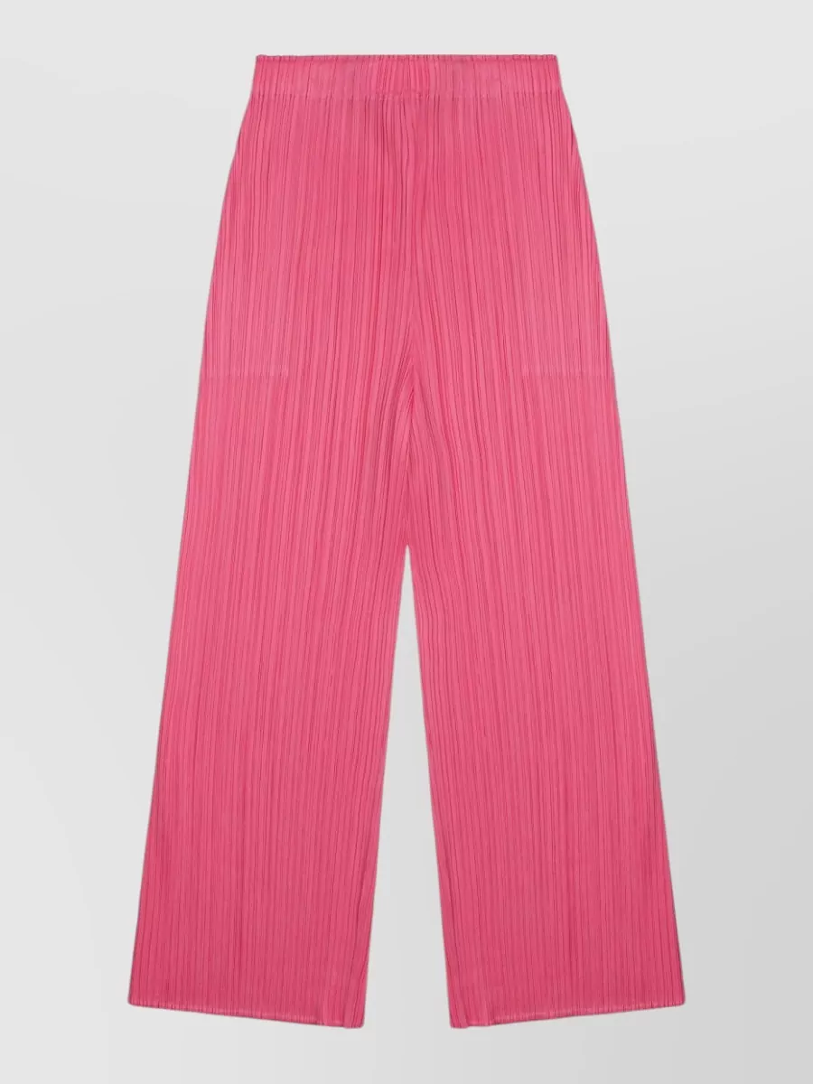 Pleats Please Issey Miyake wide-leg trousers