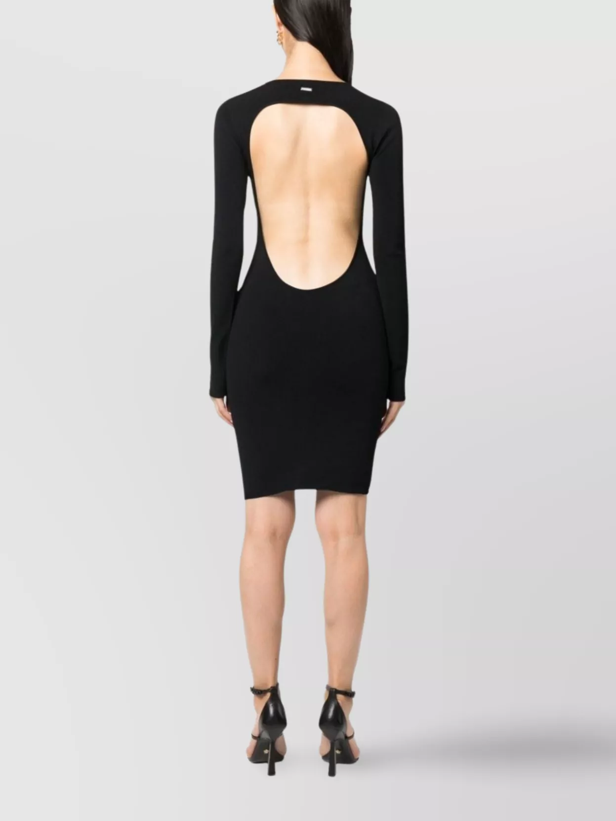 Dsquared2 Fitted Knee-Length Dress Long Sleeves
