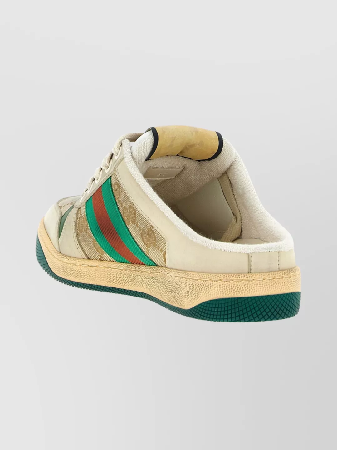 Gucci Striped Detail Low-Top Mules
