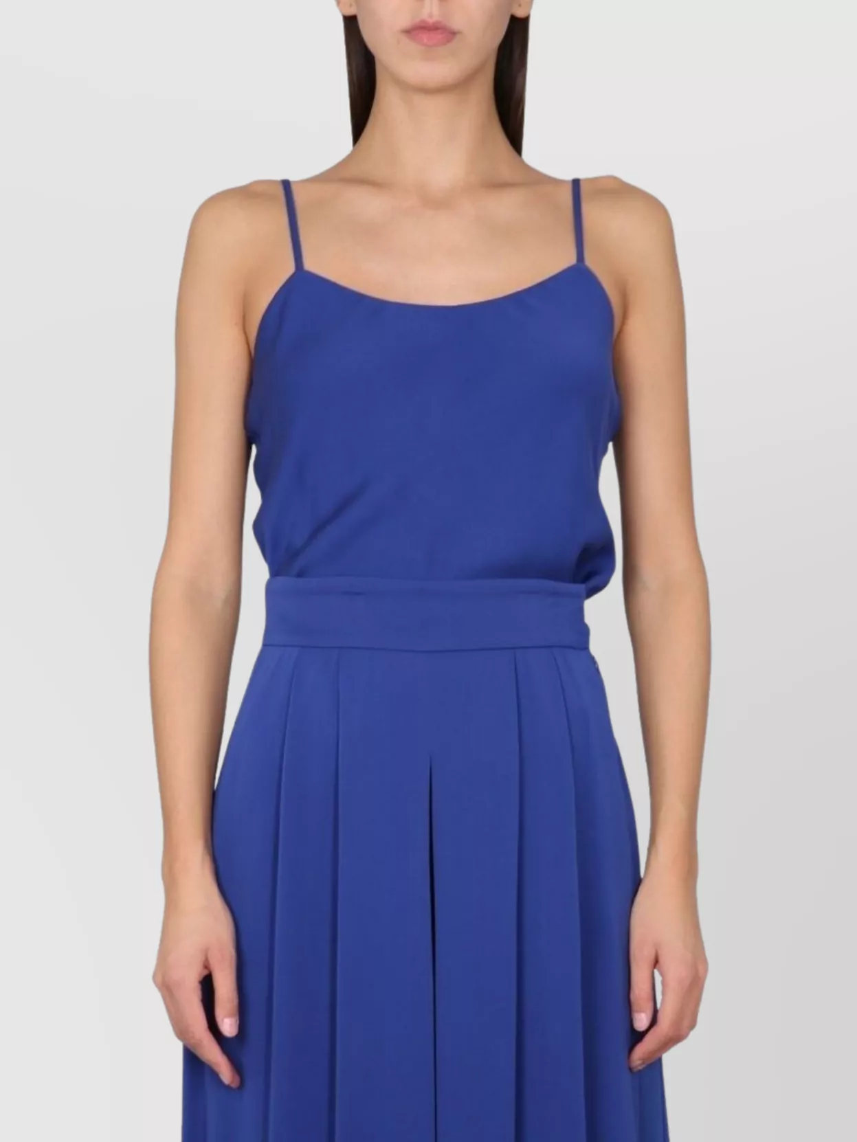 Max Mara silk tuxedo top