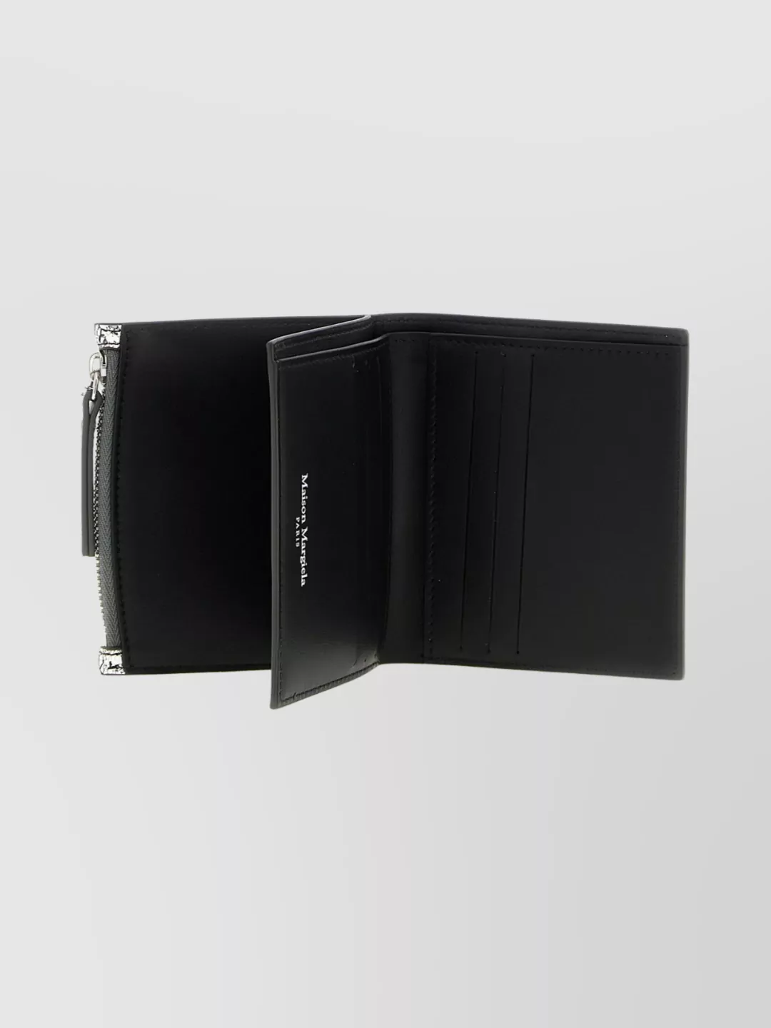 Maison Margiela Reflective Surface Wallet Textured Design