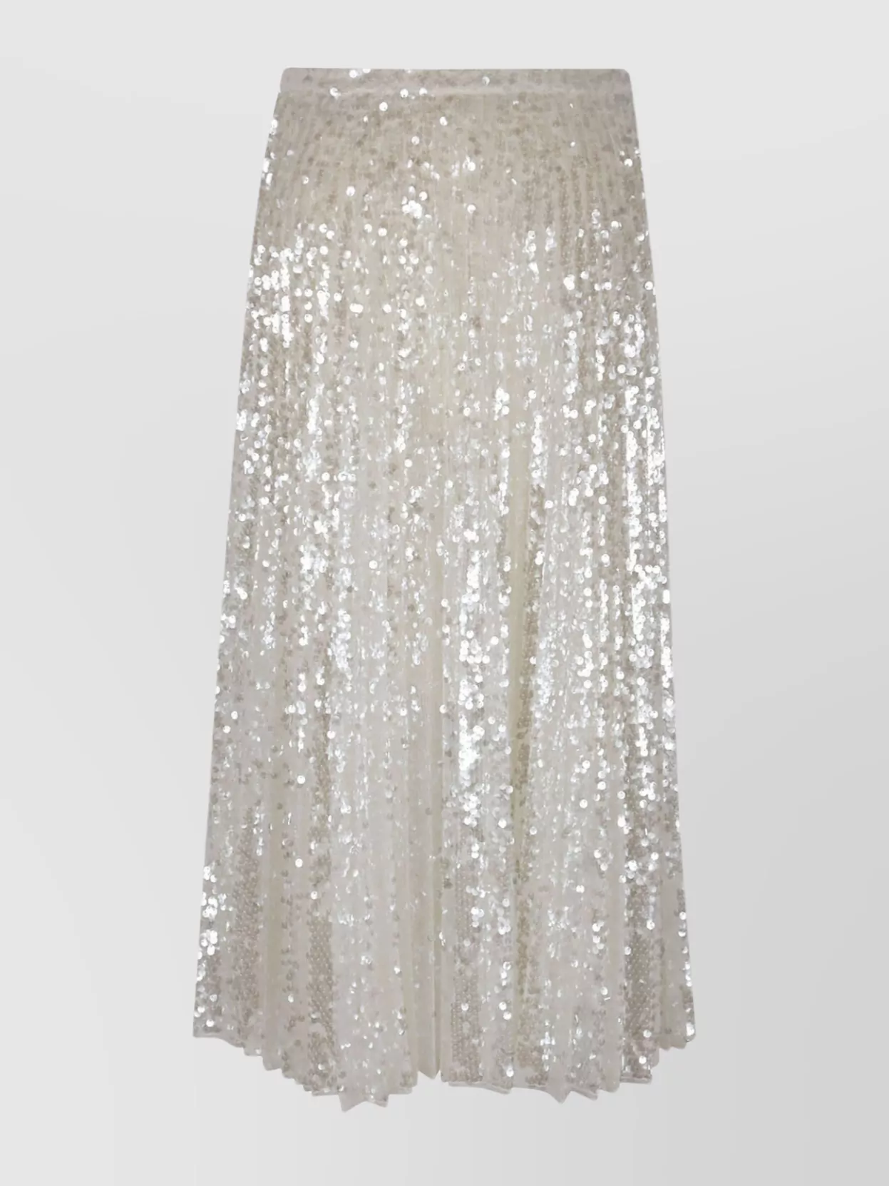 Philosophy High Waist Midi Length Pleated Skirt