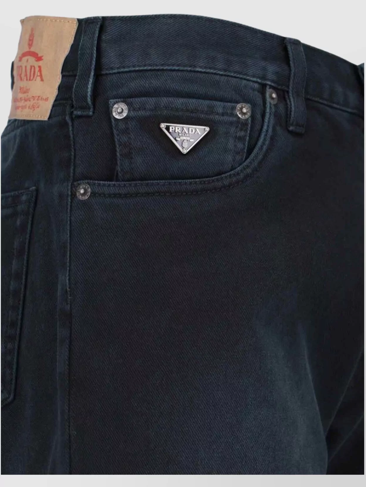 Prada Trousers Straight Belt Loops
