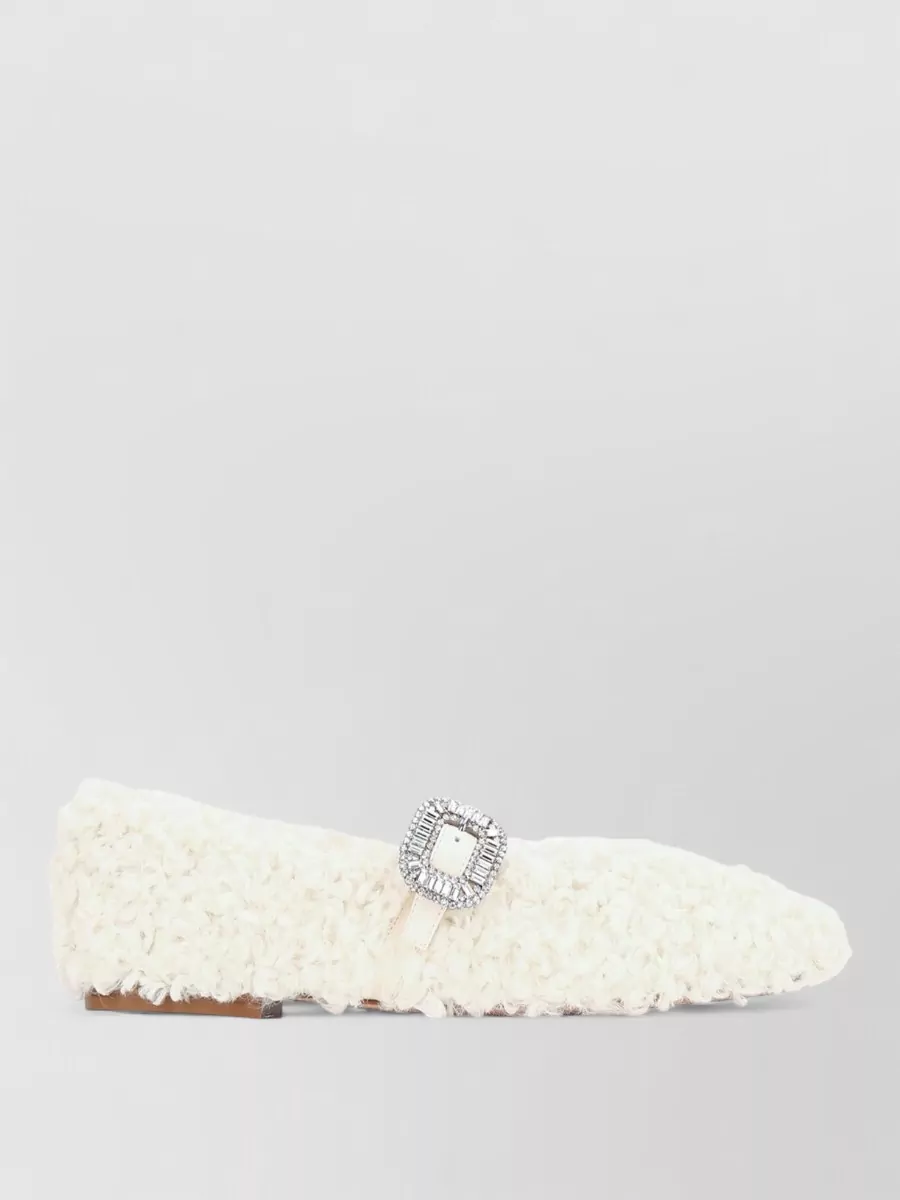 Roger Vivier Crystal-embellished ballerina shoes