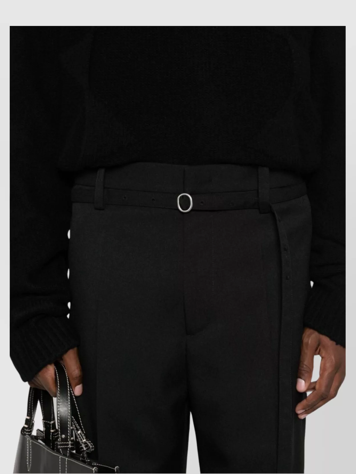 Jil Sander Trouser Straight Leg Creased Detailing