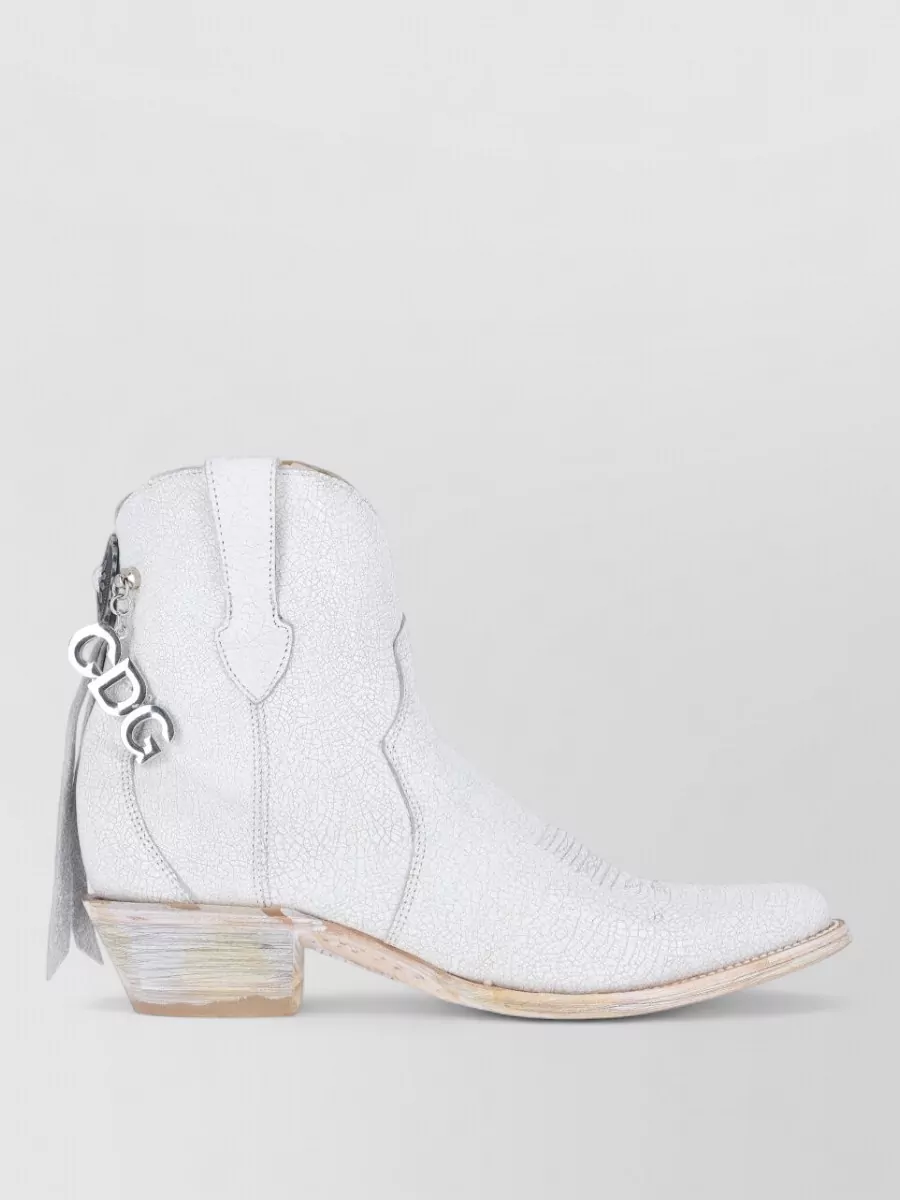 Comme Des Garçons Leather Ankle Boots