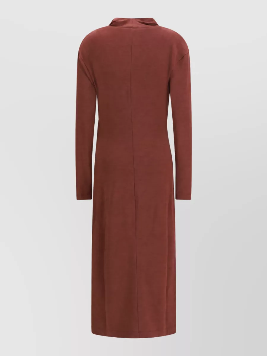 Brunello Cucinelli Draped Midi Dress