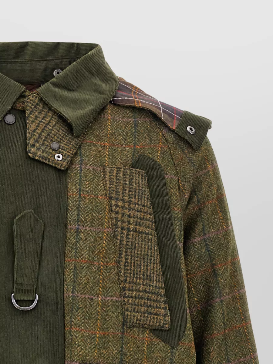 Barbour Wool single breasted coat