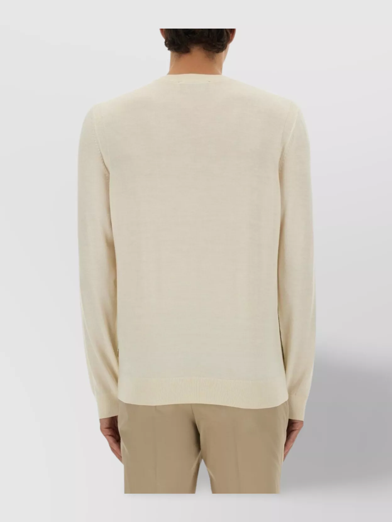 Boss Lightweight Knit Round Neck Sweater