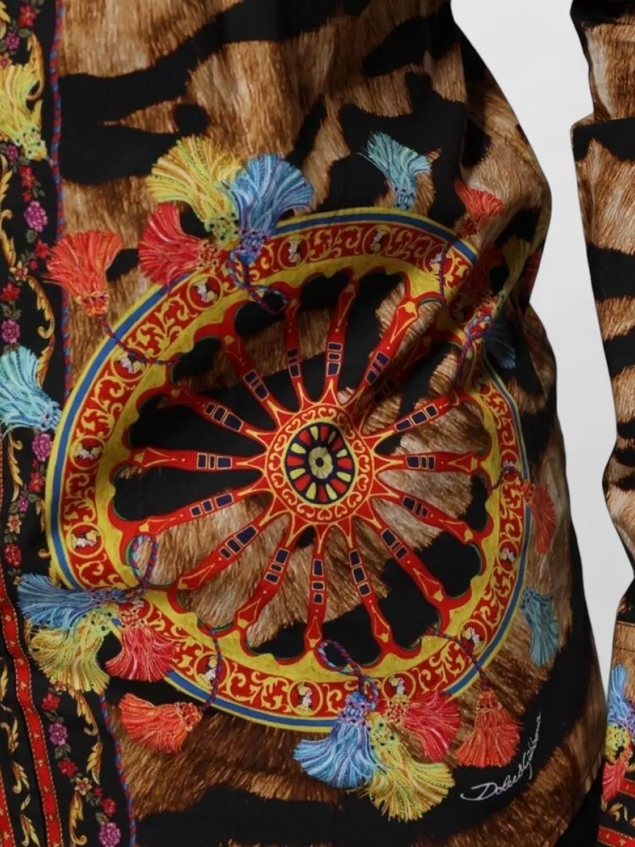 Dolce&Gabbana Printed Cotton Long-Sleeve T-Shirt