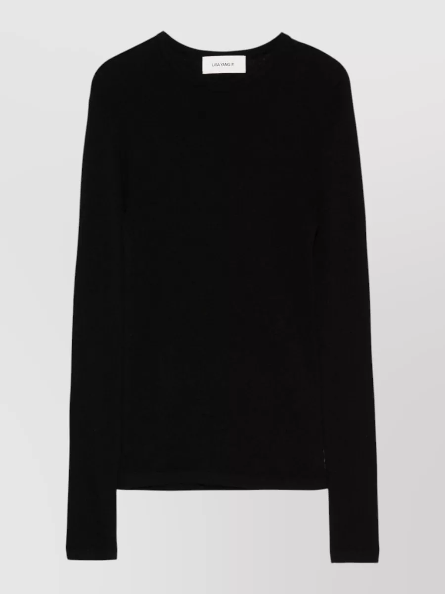 Lisa Yang Cashmere crew neck long-sleeve jumper