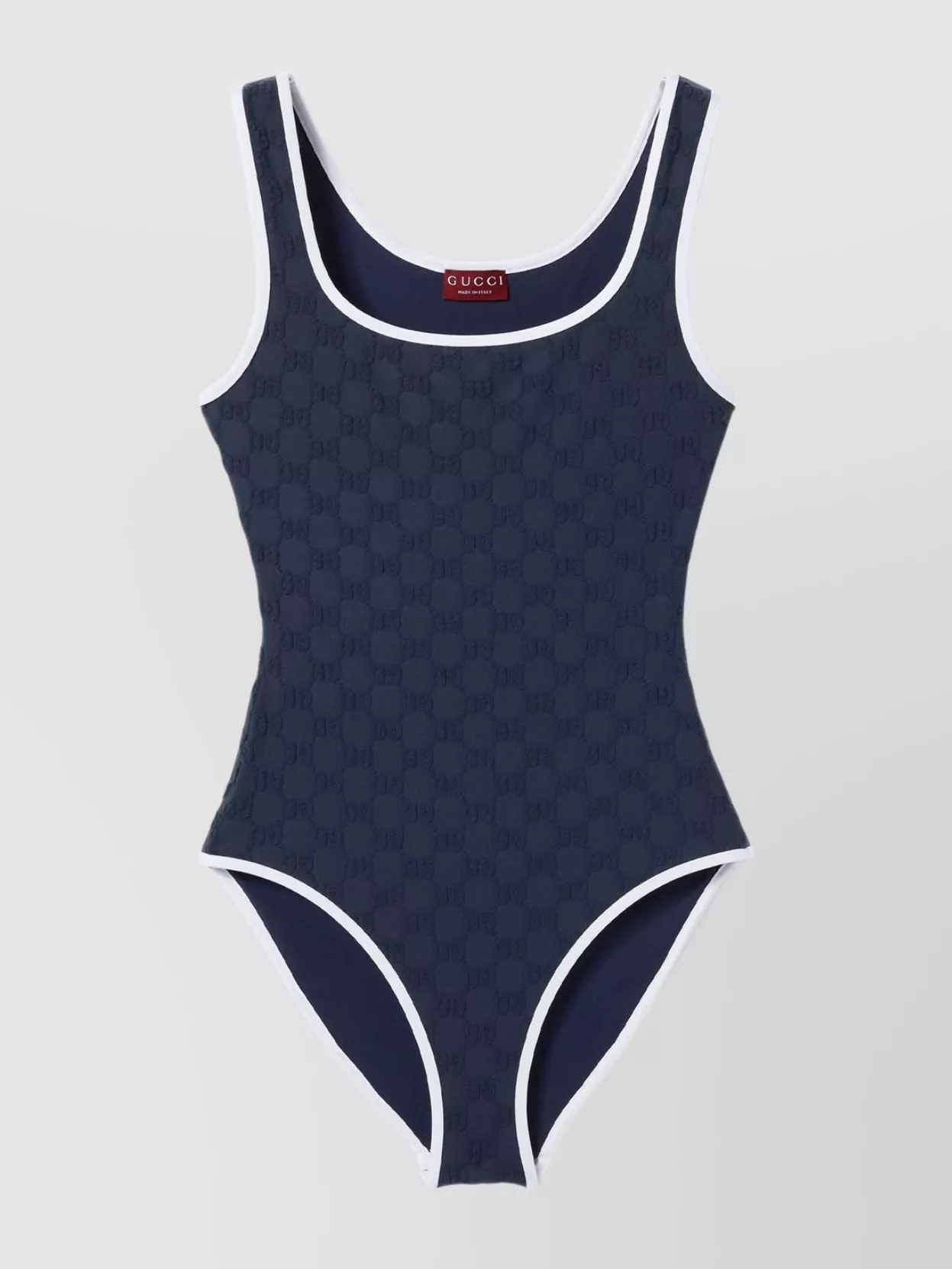 Gucci Terry Swimsuit High Leg Design
