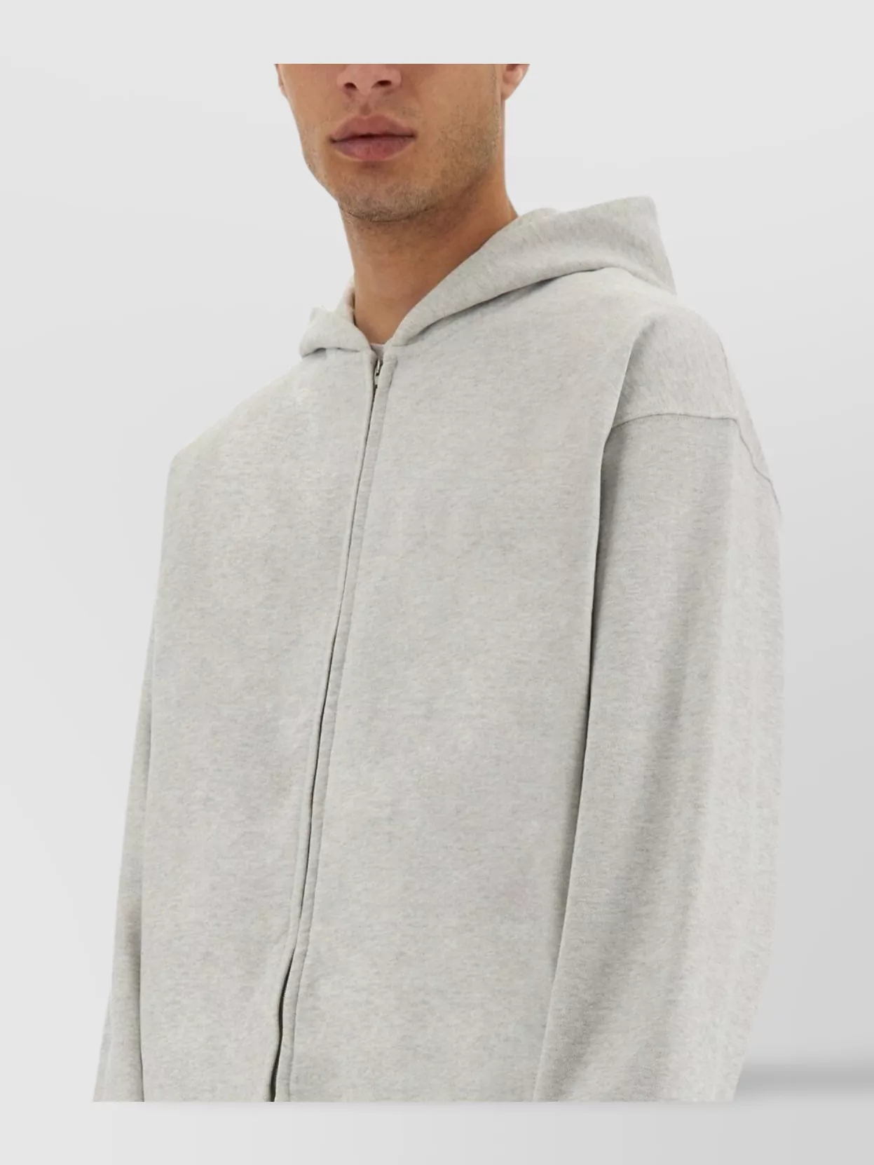 Represent Initial Hooded And Zippered Sweatshirt
