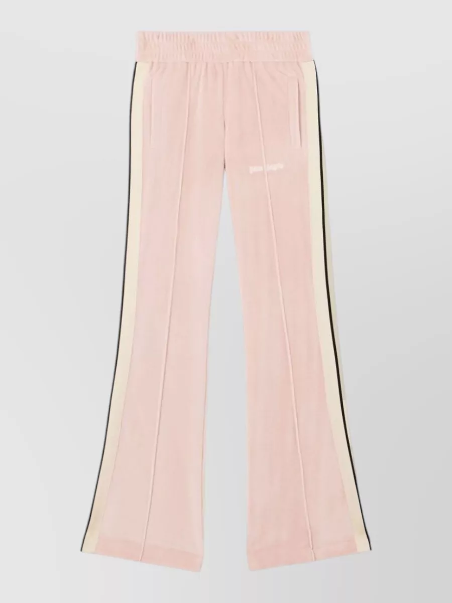 Palm Angels chenille flared track pants