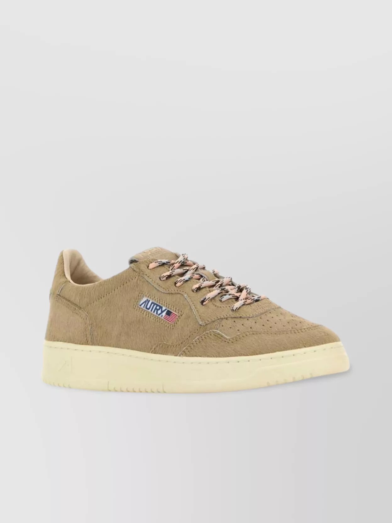 【関税&送料込】Autry Dark Brown Calf Hair Medalist Sneakers AUTRY Windspin calf hair sneakers | NET-A-PORTER