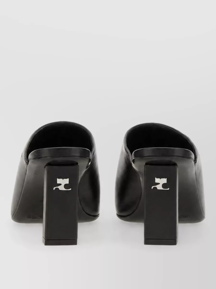 Courrèges Leather Mules