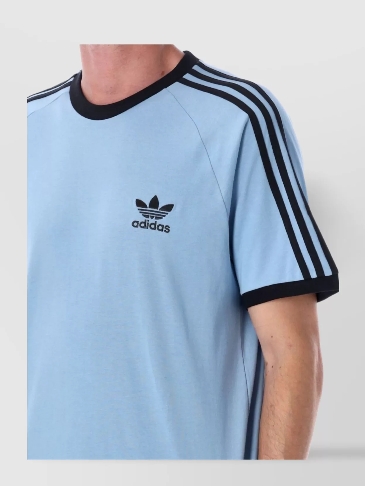 Adidas Originals Sleeve T-Shirt Featuring 3-Stripes Appliqué