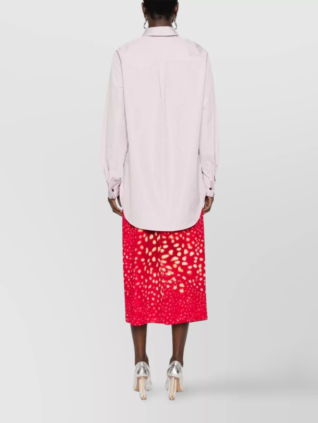 Dries Van Noten Casual Collared Neck Curved Hem Long Sleeves