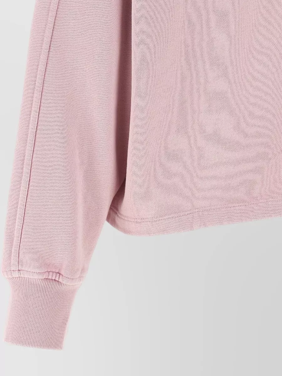 Isabel Marant Etoile Cotton Cropped Logo-Embroidered Sweatshirt