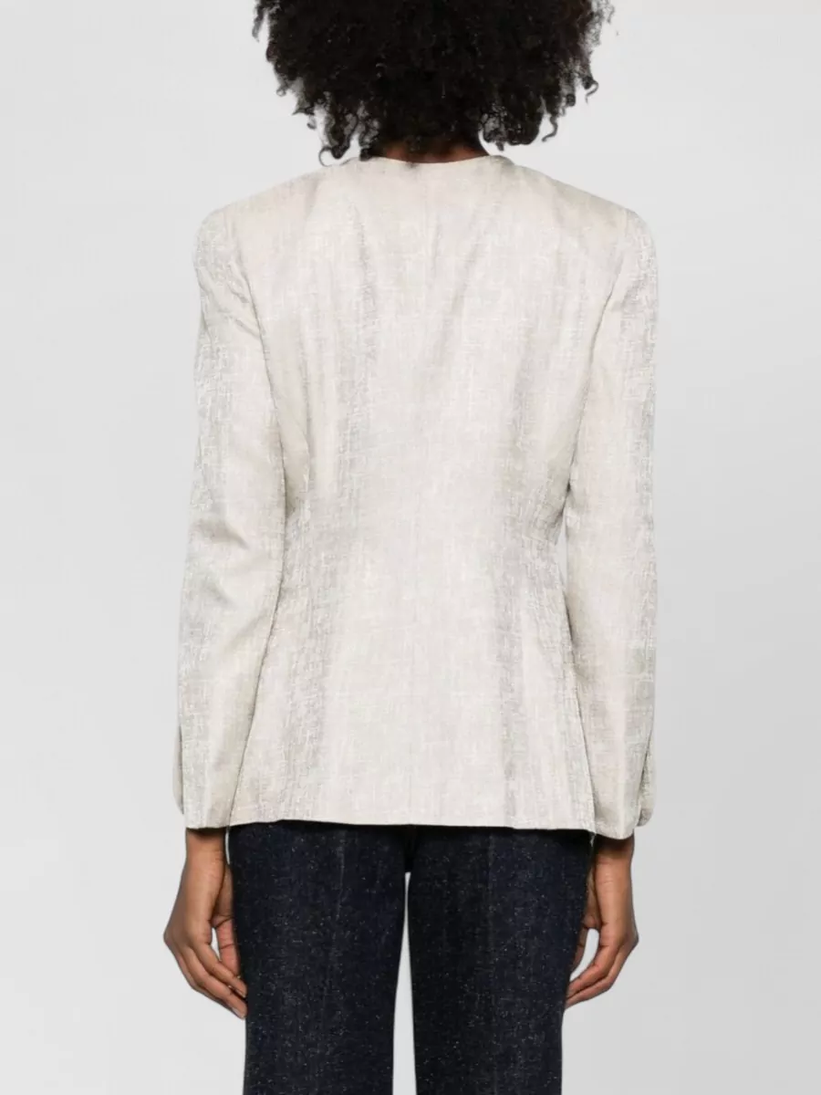 Emporio Armani Tailored Double Breasted Jacket Notch Lapel