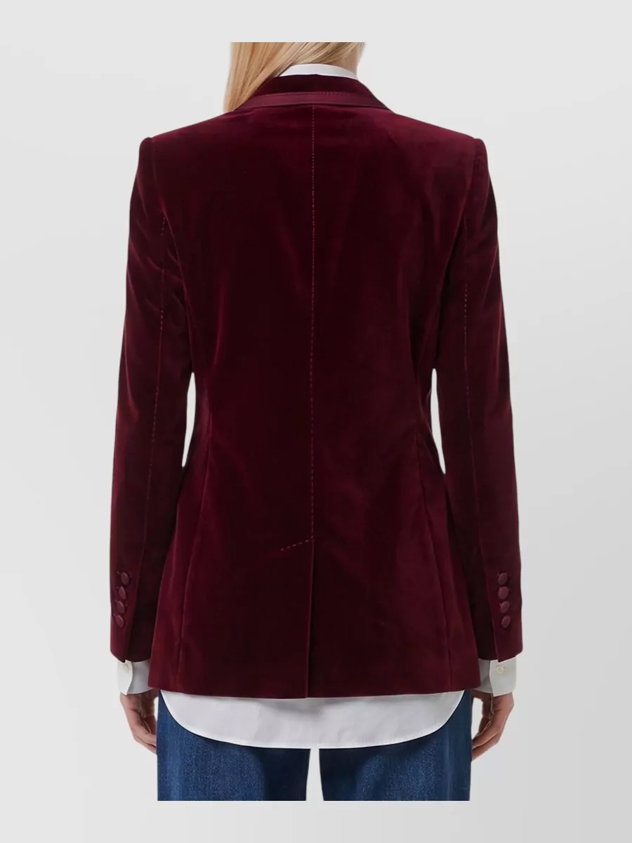Dolce&Gabbana Velvet Single-Breasted Suit Jacket