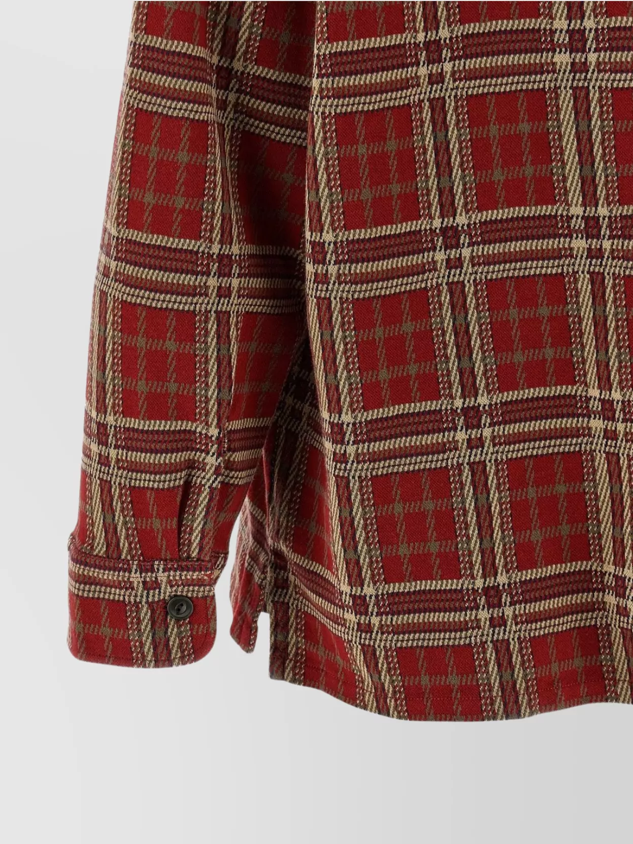Isabel Marant Plaid Long Sleeve Shirt With Chest Pocket In Red