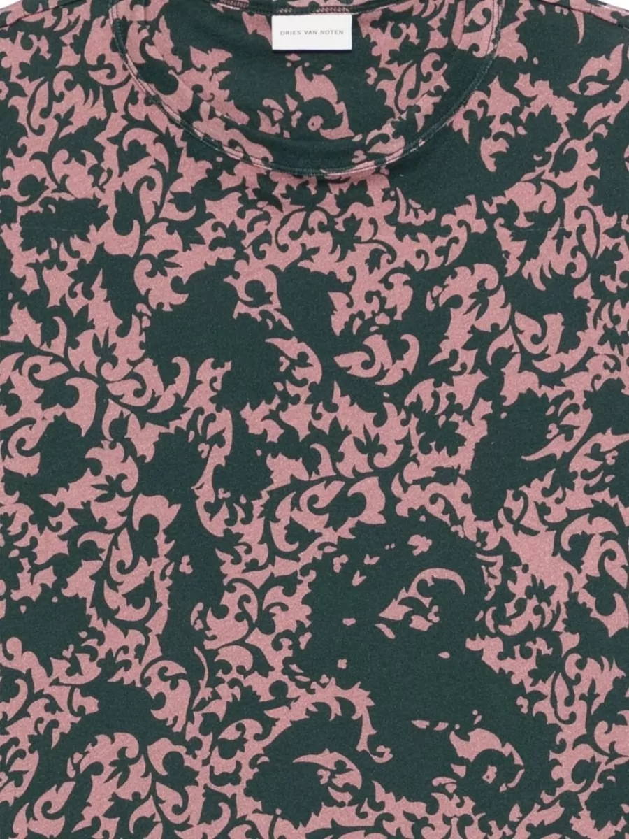 Dries Van Noten Printed Short-Sleeve Shirt
