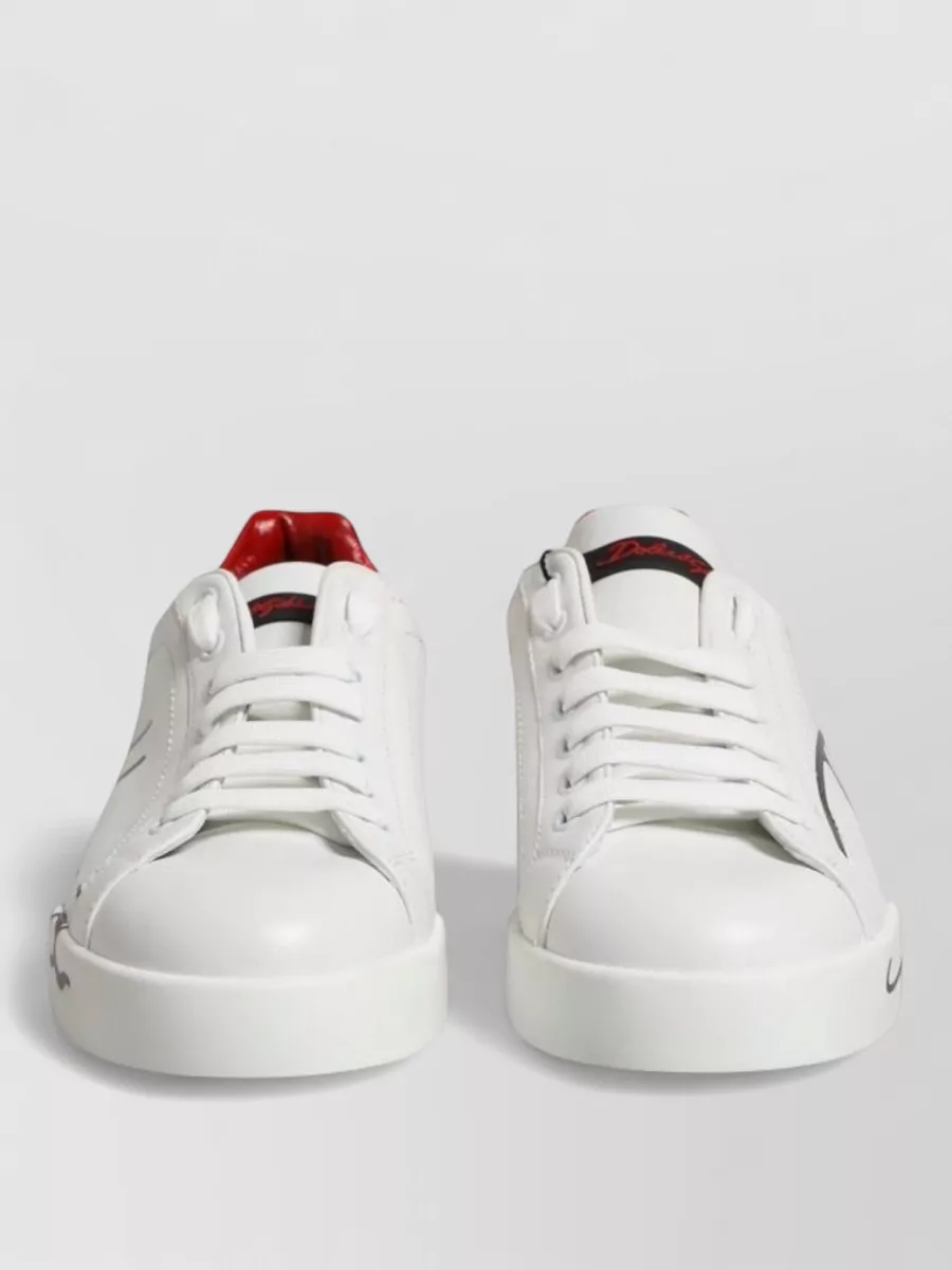 Dolce&Gabbana leather low-top sneakers
