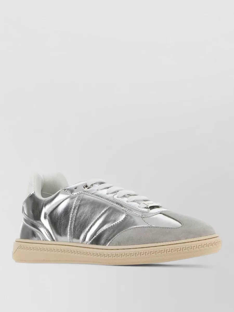 Versace leather low-top sneakers