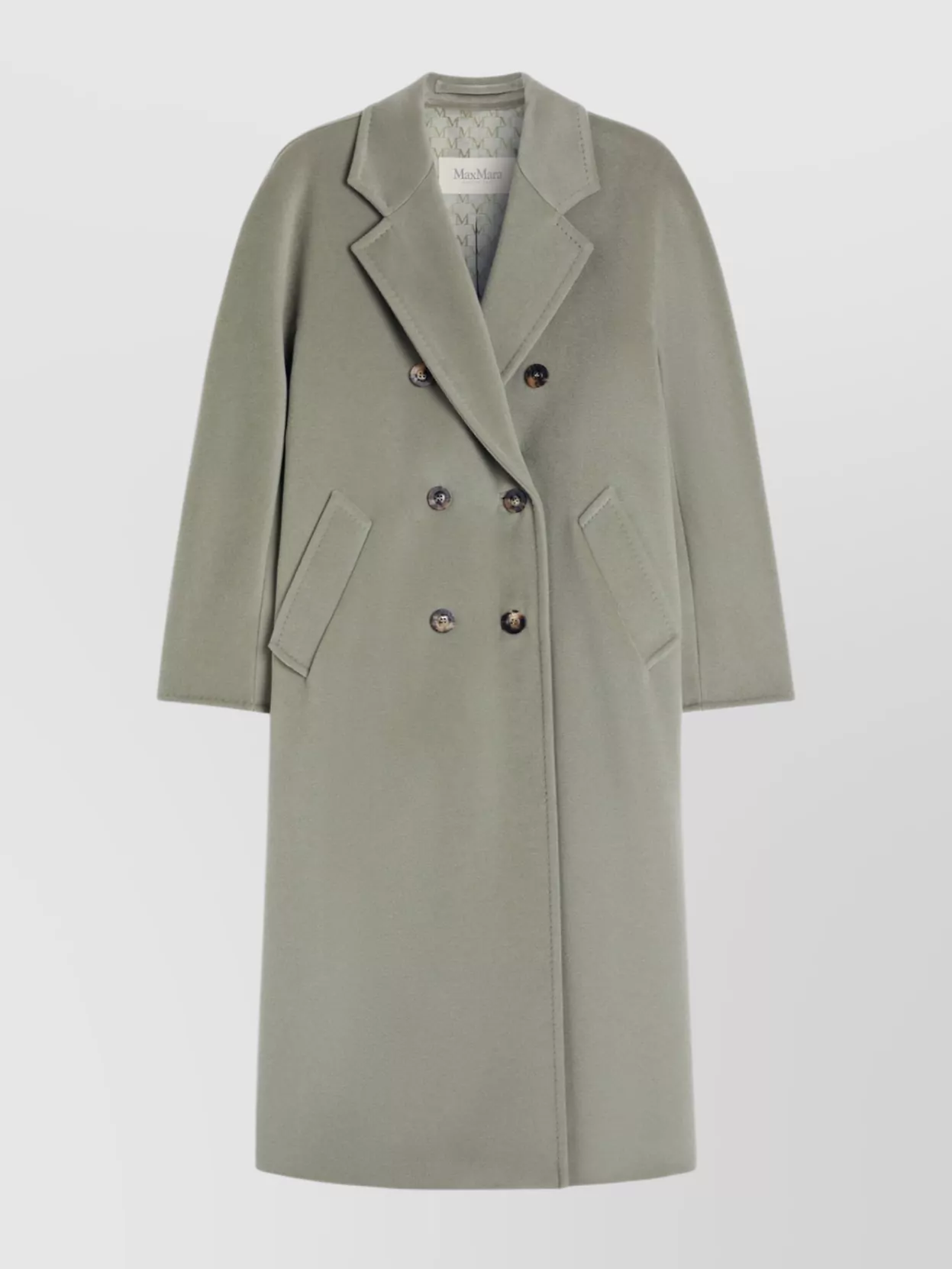 Max Mara Coat wool tortoiseshell buttons | The Fashion Square