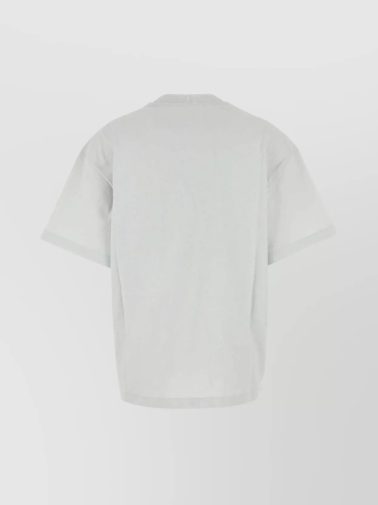 Jil Sander Light Grey Oversized T-shirt With Logo Print Women In Multi