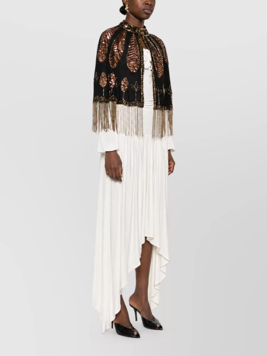 Forte Forte Sequined Sleeveless Cape