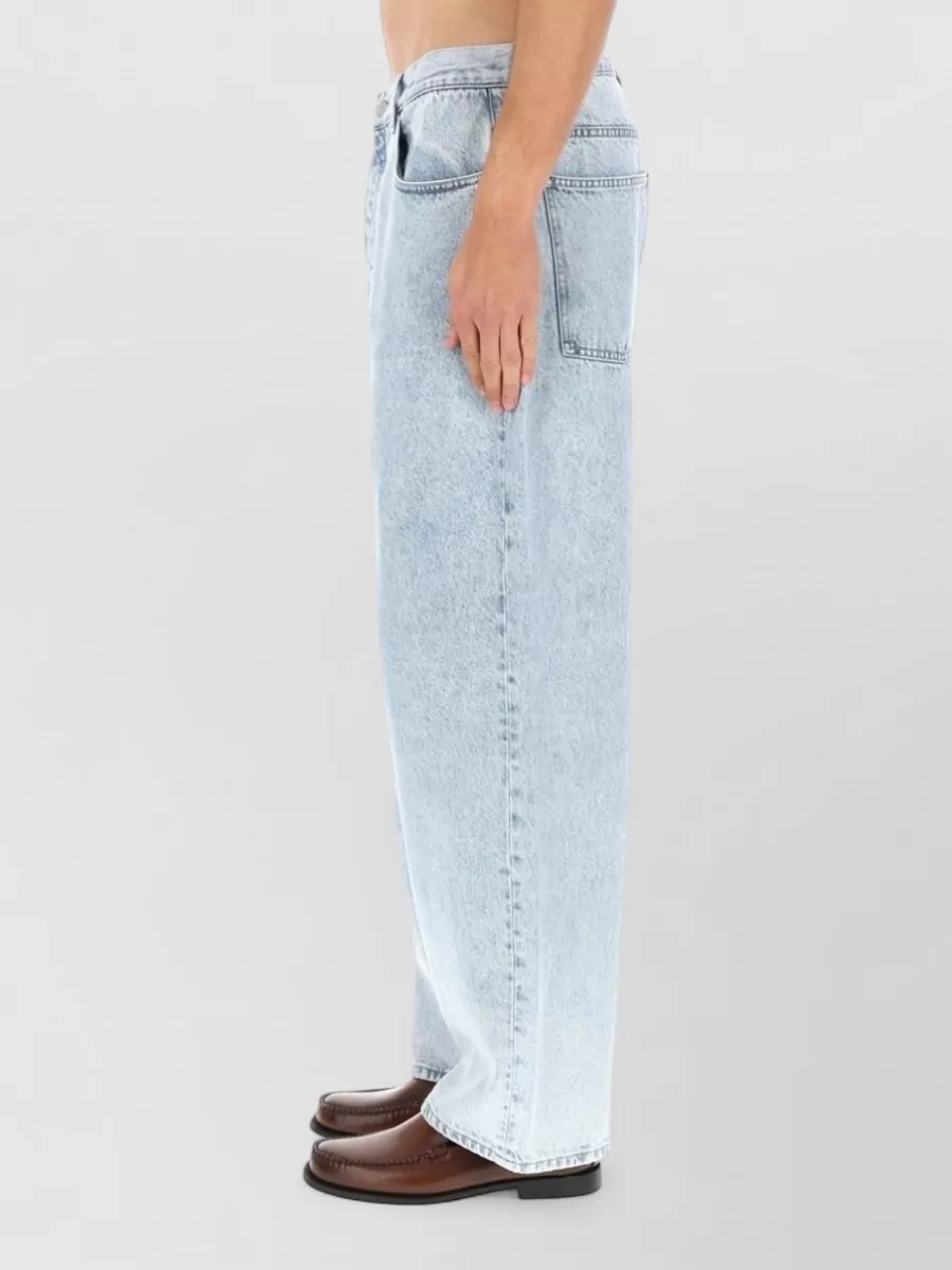 Drôle De Monsieur Denim Jeans Baggy Fit Straight Leg