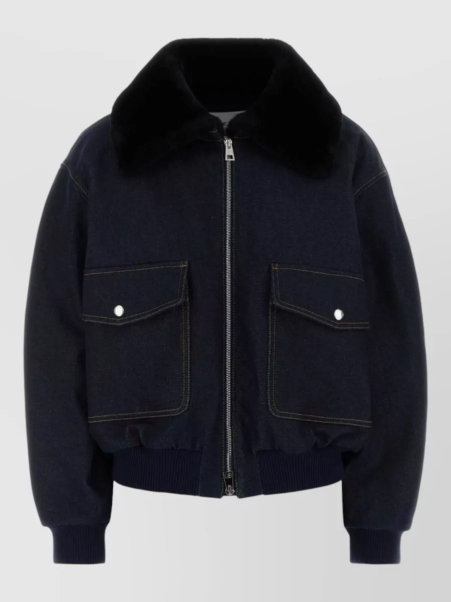 Givenchy denim puffer jacket