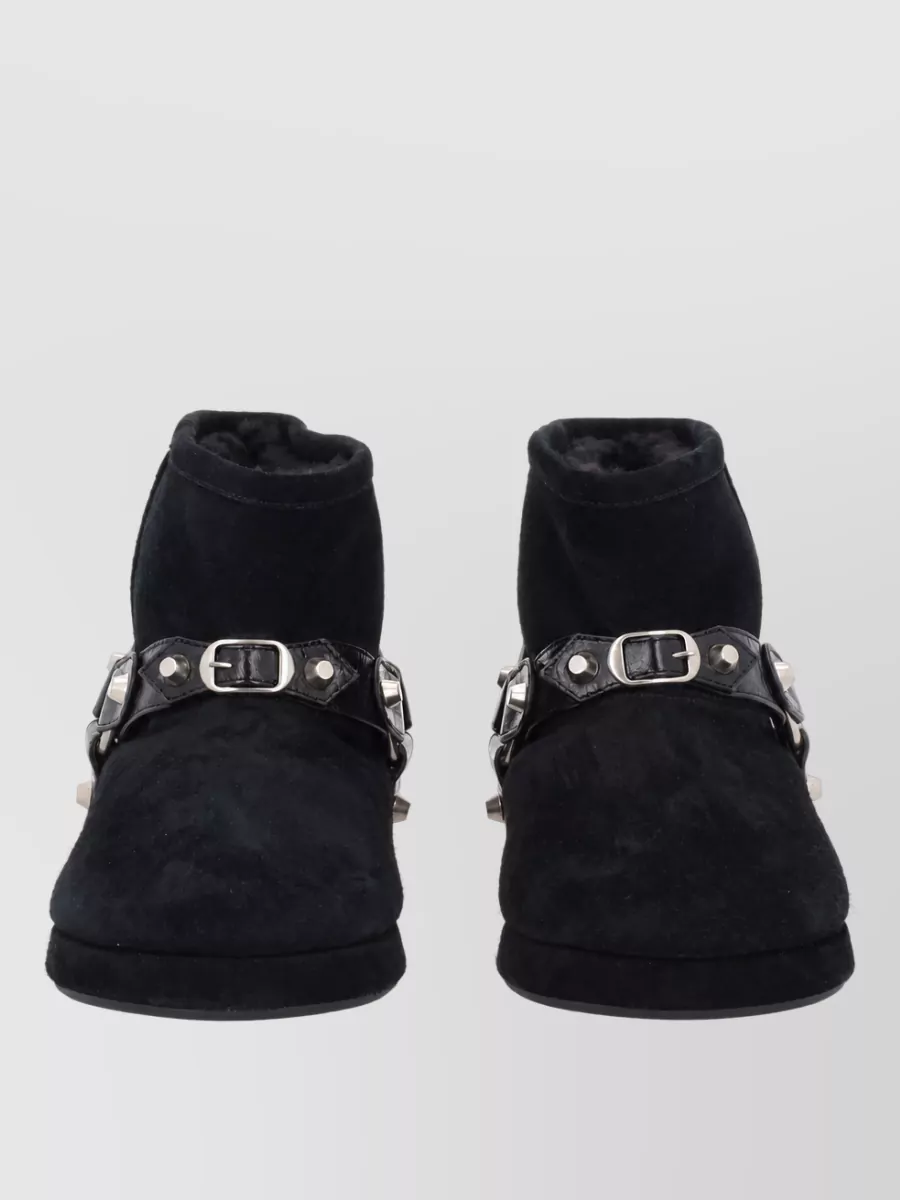 Balenciaga Leather Slippers