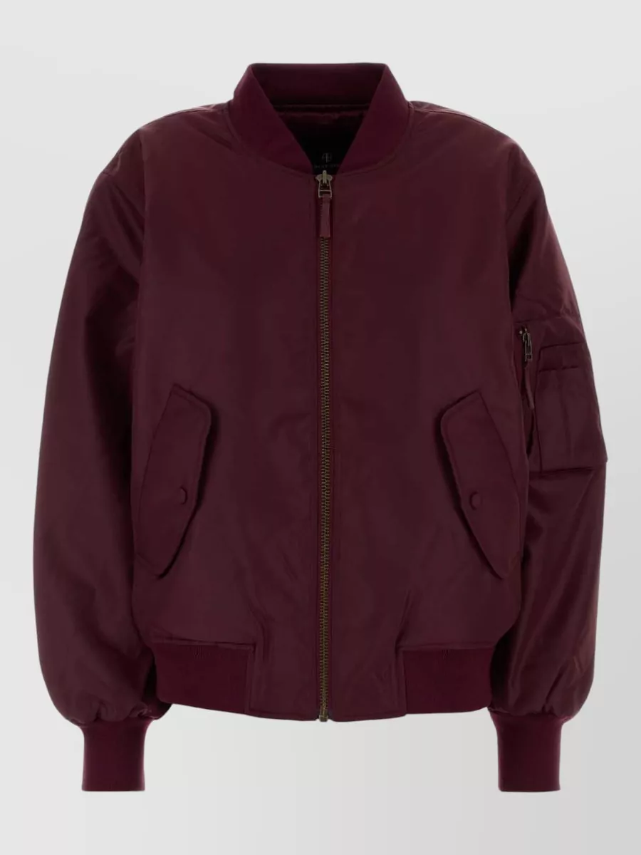 Anine Bing polyester bomber jacket