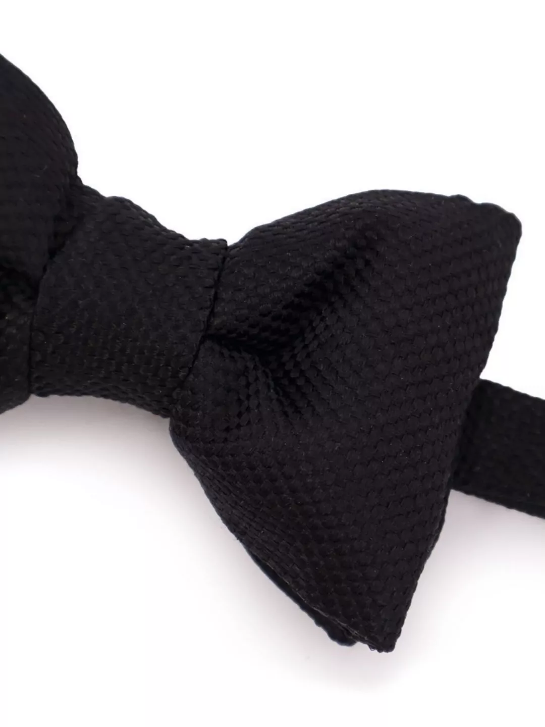 Tom Ford Adjustable Silk Bow Tie With Textured Fabric