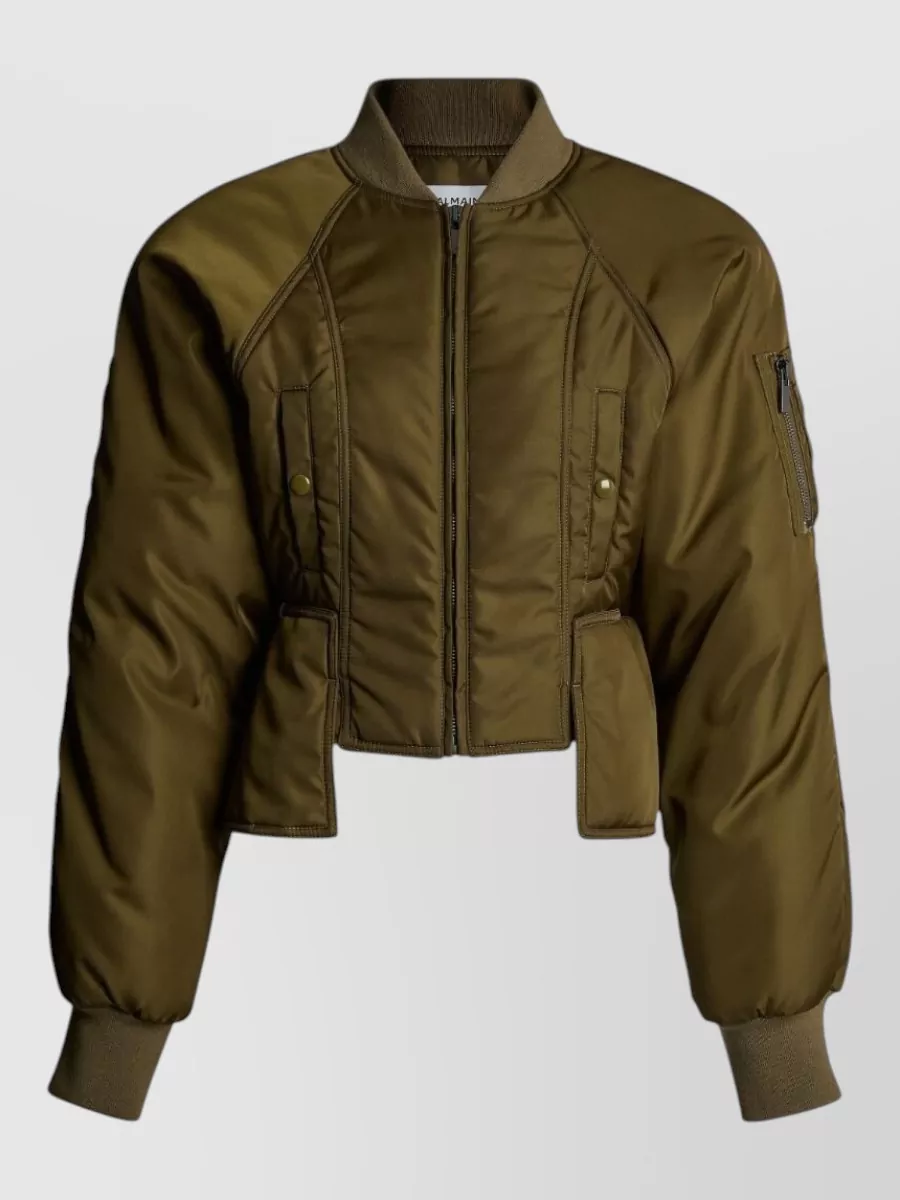 Balmain nylon bomber jacket